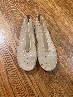 Tony Bianco Milo Flat in Skin Sz 9